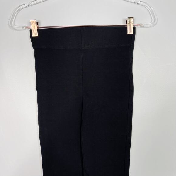 Madewell XSmall XS Black Miles MWL Knit High Rise 27" Leggings Cotton Stretch - Picture 3 of 10